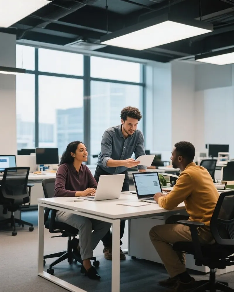 6686体育团队与办公环境